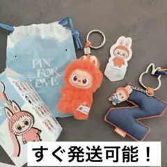 ラブブ　新作　labubu PIN FOR LOVE アルファベット