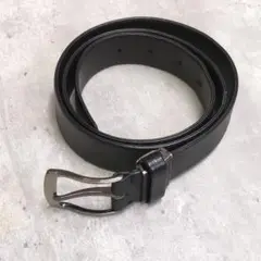 The Savile Row Company 黒レザーベルト