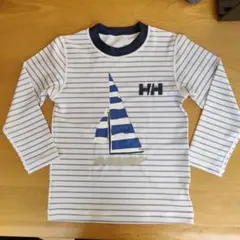 Helly Hansen ストライプ長袖水着 サイズ130 ラッシュガード