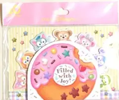 ディズニー ダッフィー＆フレンズ フィルドウィズジョイ ふせん＆メモ付き