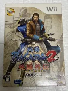 戦国BASARA 2 英雄外伝 ダブルパック　Wii ケース付き　カレンダー付き
