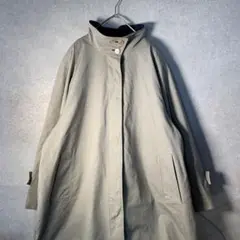 【LondonFOG】レトロ ロングコート スタンドカラー 古着usedW5