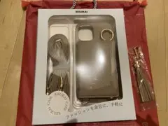 RIJUKAI スマホケース iPhone 12/12 Pro用　タッセル付き