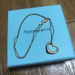 Tiffany ティファニー 美品 ネックレス 750 k18 ハート