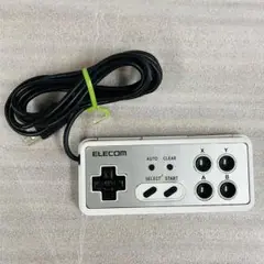 エレコム レトロ風 USBゲームパッド JC-U2208TWH
