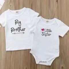兄妹リンクコーデ お揃い Tシャツ 2枚セット