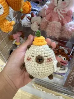 アミグルミキャラクター キーホルダー