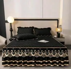 キルト厚手フィッドシーツ、暖かいマットレスプロテクター、ベッドシーツの取り替え