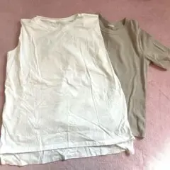 GU トップスLセット Tシャツ ノースリーブ まとめ売り