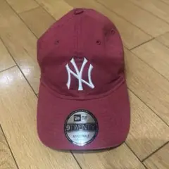New Era 9TWENTY 赤キャップ 調整可能