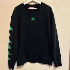 Kappa ブラック トレーナー X LARGE