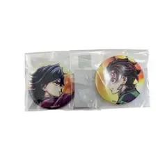 鬼滅の刃　リアルwebshop くじ　 F賞44㎜缶バッジ　冨岡義勇&竈門炭治郎