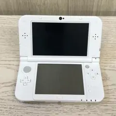 【動作品】newニンテンドー3DSLL パールホワイト 本体　タッチペン有り