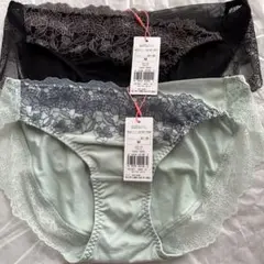 トリンプ レースデザイン下着セット Mサイズ ブラック・ミント