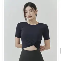 ゼクシィミックス フレッシュフェザーねじりクロップドトップ