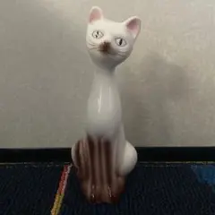 【昭和レトロ】シャム猫　置物　ファンシー雑貨