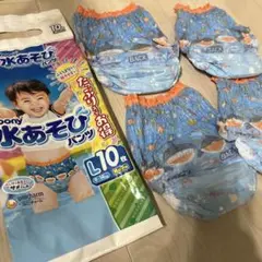 moony 水あそびパンツ Lサイズ 4枚入り