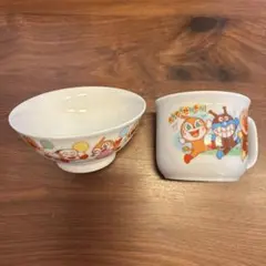 アンパンマンお茶碗とコップセット
