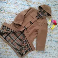 【希少】BURBERRYS BLUE LABEL ノバチェック ダッフルコート