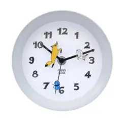 新品 山鳩舎 2WAY CLOCK フォックス キツネ ウサギ