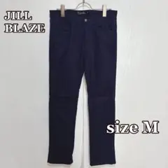 ●JILLBLAZE 感動ストレッチパンツ（M）快伸縮　ネイビーメンズカジュアル