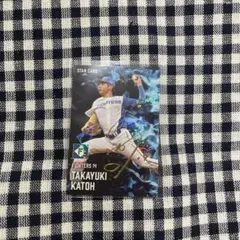 プロ野球チップス2025 第2弾 加藤貴之 箔押し サイン入り