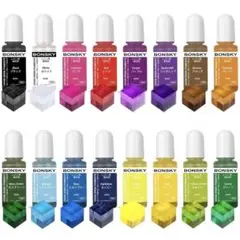 レジン 着色剤 レジン液 エポキシ樹脂 着色剤 透明色　UVレジン用染料