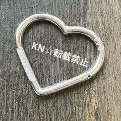 HUMANMADEハートカラビナシルバー新品キーホルダーキーリング