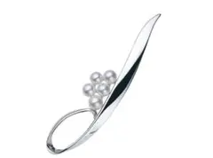 【新品】MIKIMOTO ミキモト パールブローチ パール5粒