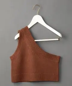 <6(ROKU)>WOOL ONE SHOULDER/ニット (着用画像有り)