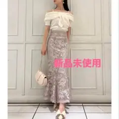 スナイデル　レースアップマーメイドスカート