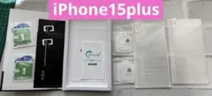 iPhone15plusフィルム、カメラフィルム２枚ずつ