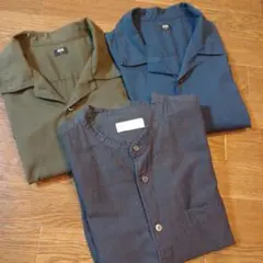 UNIQLO ユニクロ メンズ半袖シャツ ３枚セット
