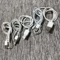 Lightningケーブル 5本セット まとめ売り USB-A