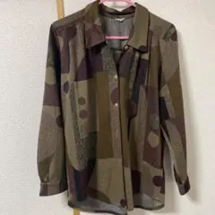 Raffiné 幾何学模様 長袖シャツ　Mサイズ