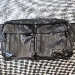 PORTER 黒　ボディーバッグ