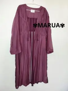 ✾ MURUAロングカーディガン ドローストリング付き