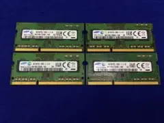 Samsung ノートPCメモリ　 PC3L-12800S 4GB×4枚