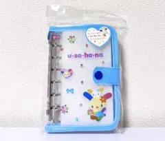 【新品未開封】ウサハナ　シールバインダー　シール帳　spinns ブルー