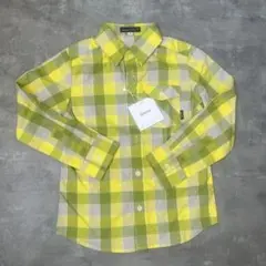 新品　BeBe シャツ 120 男の子　キッズ　トップス　べべ