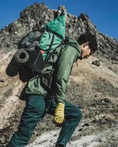 山と道 three MESH Mサイズ グリーン