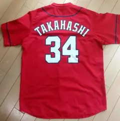 美品 CARP 広島東洋カープ 34番　高橋昂也　ユニフォーム　Мサイズ
