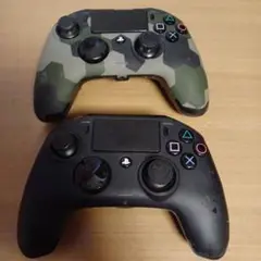 迷彩 ブラック　ナコン　ワイヤレス　コントローラー PS4