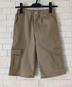 【中古】クリフメイヤー ベージュ カーゴハーフパンツ 160