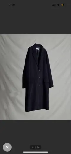 〔WYM LIDNM〕PE MELTON WIDE CHESTER COAT