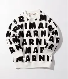 MARNI Kids & Junior ブランドロゴ長袖スウェットプルオーバー