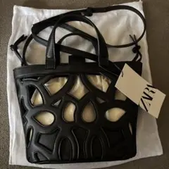 2025年最新】zara レザーカットワークトートバッグの人気