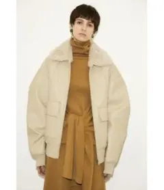 THROW by SLY VEGAN LEATHER BALOON ベージュ