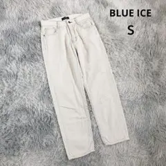 【ブルーアイス】コーデュロイ ストレートパンツ (Ｓ) アイボリー 綿100％