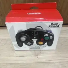 ゲームキューブコントローラー　スマブラブラック　新品未使用　箱にダメージあり